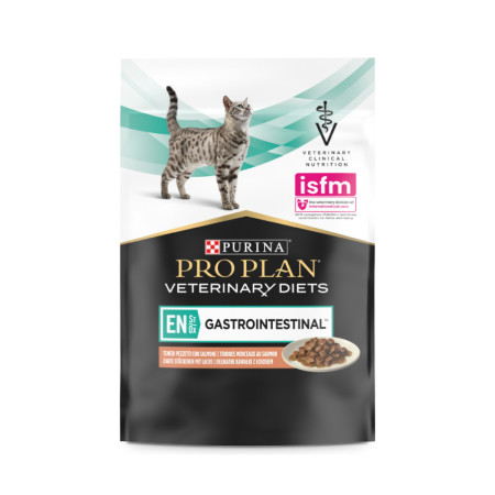 Pro Plan Veterinary Feline Wet EN Gastrointestinal com salmão