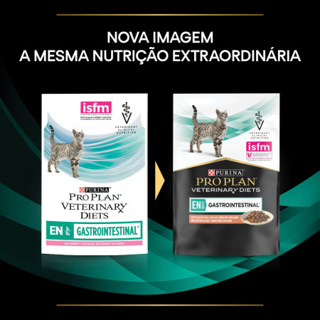 Pro Plan Veterinary Feline Wet EN Gastrointestinal com salmão