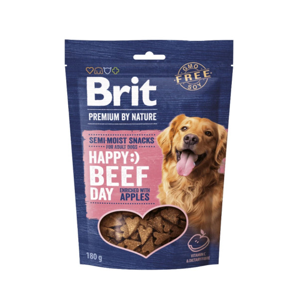 Brit Premium Snacks Semi-húmidos Happy Beef & Apples