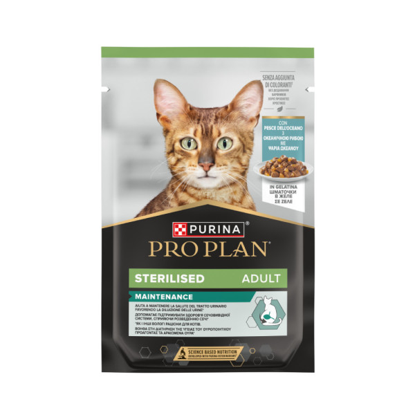 Pro Plan Feline Wet Sterilised Maintenance Peixe do Oceano