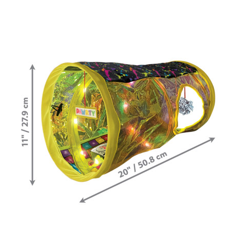 Kong Play Spaces Rave tunel luminoso para gatos