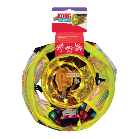 Kong Play Spaces Rave tunel luminoso para gatos