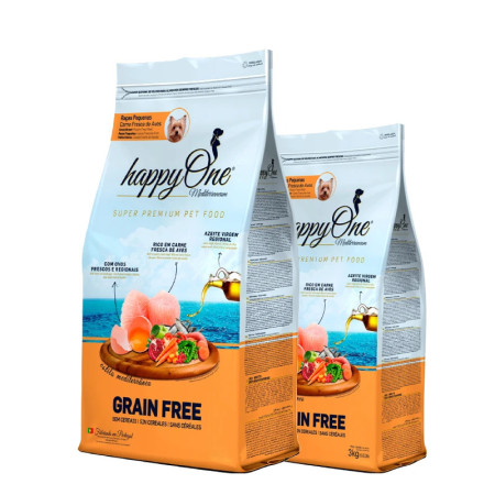 HappyOne Mediterraneum Raças Pequenas - Produzida em Portugal