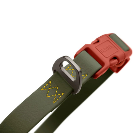 Hunter Coleira Havanna Verde/Laranja