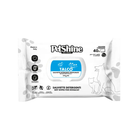 PetShine Toalhitas de talco