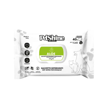 PetShine Toalhitas de Aloé Vera