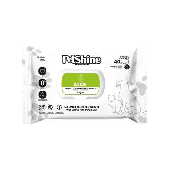 PetShine Toalhitas de Aloé Vera