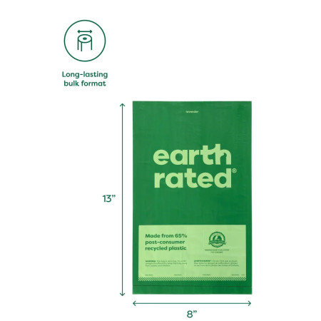 Earth Rated Poopbag sacos em rolo sem cheiro