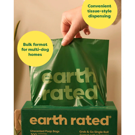 Earth Rated Poopbag sacos em rolo sem cheiro