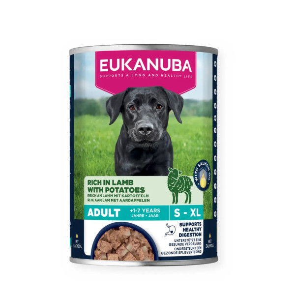 Eukanuba Wet Adult Cordeiro e batata