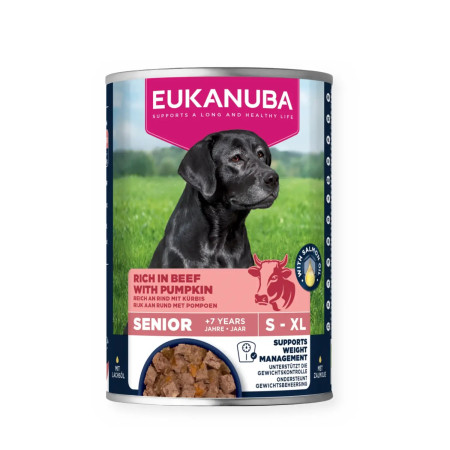 Eukanuba Wet Senior Vaca e abóbora