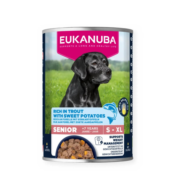 Eukanuba Wet Senior Truta e batata doce