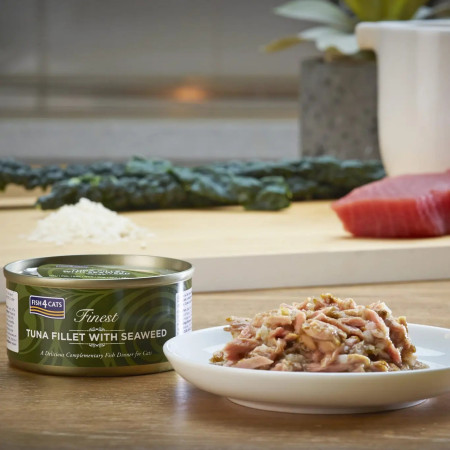 Fish4Cats Lata Filetes de Atúm e Algas