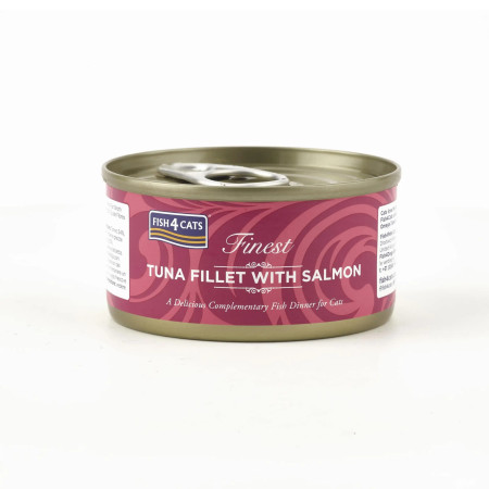 Fish4Cats Lata Filetes de Atúm com Salmão