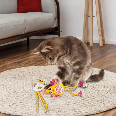 Kong Brinquedo Gato Scrattles Chicken