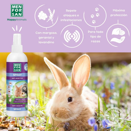 Men For San Spray Natural Anti-Insectos para Roedores, Coelhos e Furõe