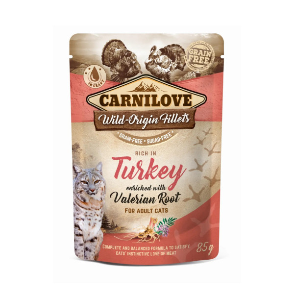 Carnilove Wet Adult Cat Turkey with Valerian Root