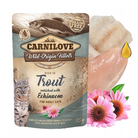 Carnilove Húmido para gato com Truta e equinácea