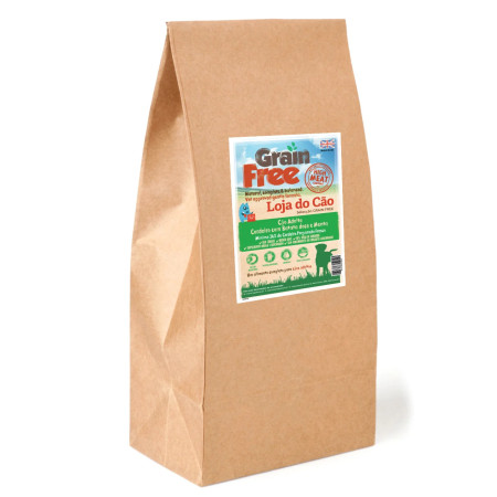 Loja do Cão Grain Free Borrego com Batata Doce e Menta