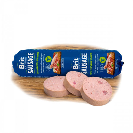 Brit Premium Salsicha Galinha e Veado