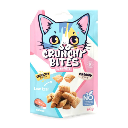 M-Pets Crunchy Bites Cat Snack Salmon