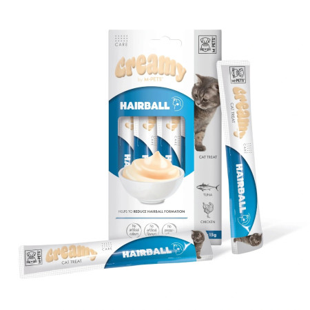 M-Pets Creamy Cat Treat Hairball