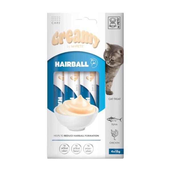 M-Pets Creamy Cat Treat Hairball