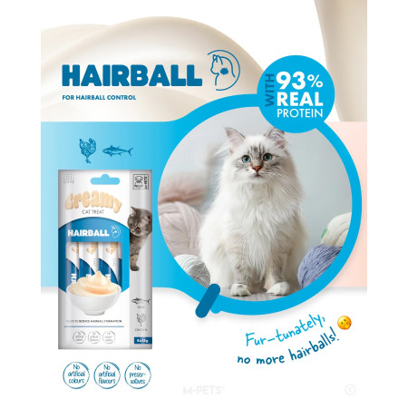M-Pets Creamy Cat Treat Hairball