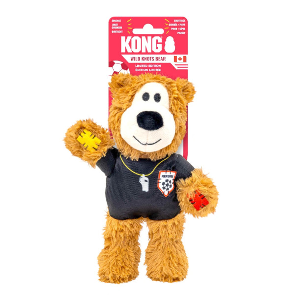 Kong Wild Knots Urso Soccer Árbrito - Edição Mundial de Futebol