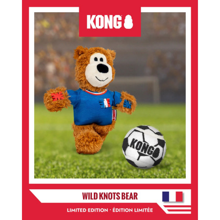 Kong Wild Knots Urso Soccer França - Edição Mundial de Futebol