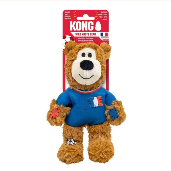 Kong Wild Knots Urso Soccer França - Edição Mundial de Futebol