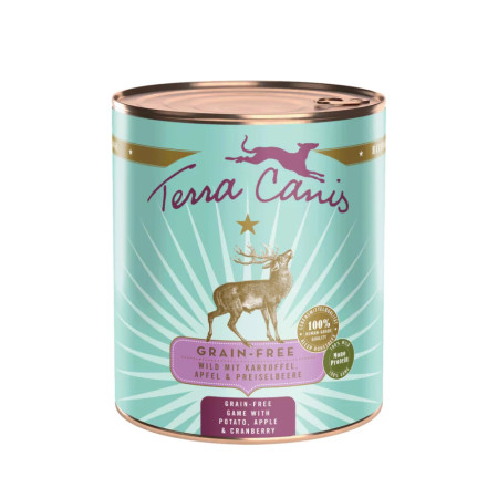 Terra Canis Grain Free Veado com Batata, Maçã e Arando