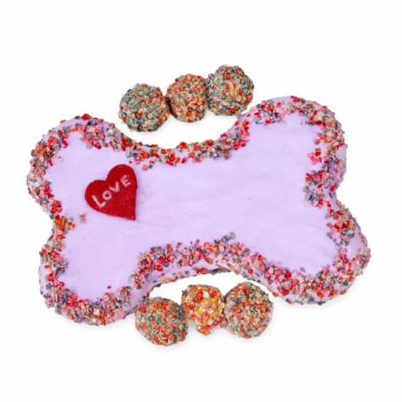 Cooka's Cookies Bolo Aniversário para cão em forma de osso