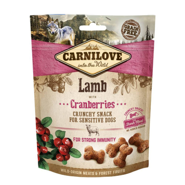 Carnilove Dog Crunchy Snack Lamb & Cranberries