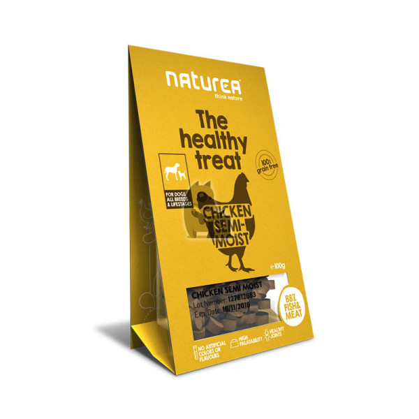 Naturea Dog Treats semi-húmidos galinha