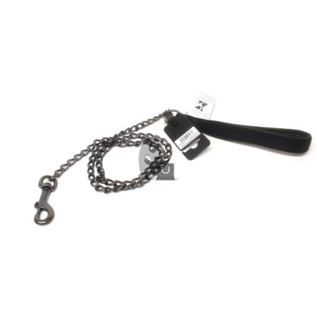 Trela metálica 3 mm com pega preta