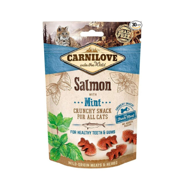 Carnilove Cat Crunchy Snack Salmon with Mint