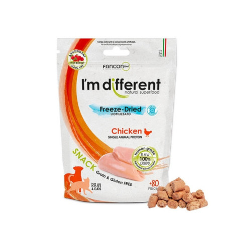 I'm different Freeze-Dried Treats Galinha